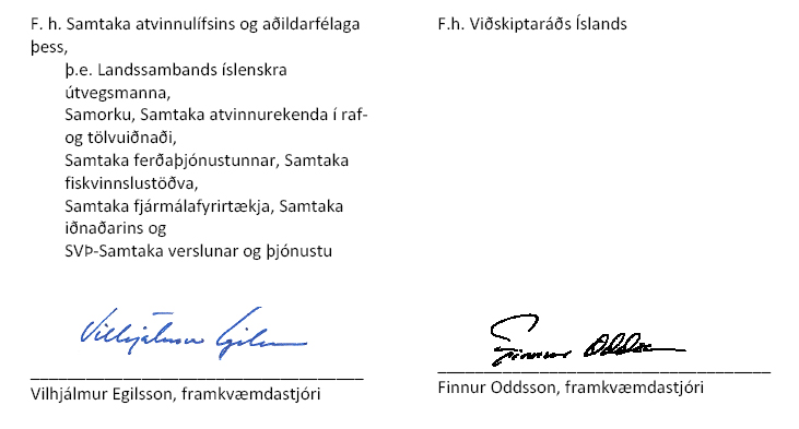 Undirskrift Visa